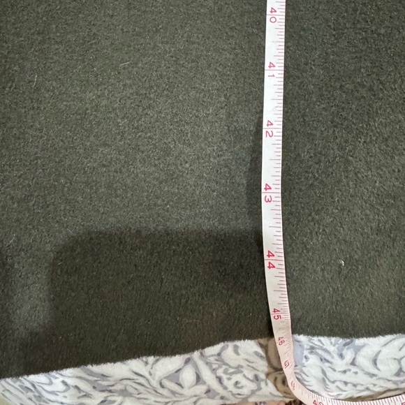 Vintage Armani Collezioni olive / army Green Belted Coat size 16 - Picture 9 of 9